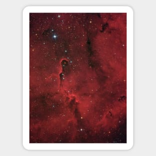 Elephant Trunk nebula in constellation Cepheus Sticker